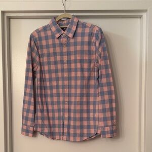 Vineyard Vines Pink and Blue Plaid Shirt